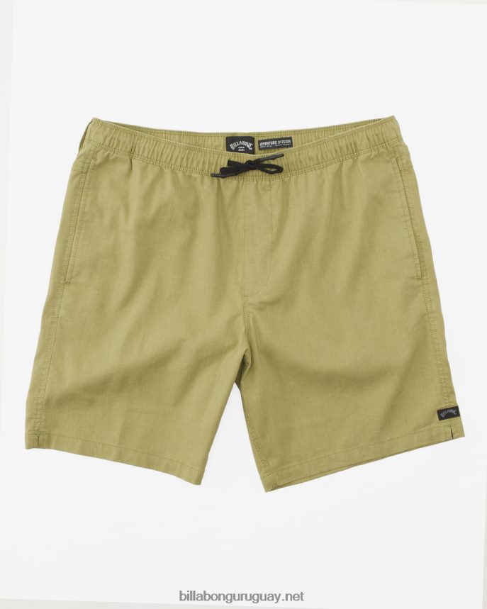pantalones cortos técnicos con elástico de cáñamo surftrek hombres yuca DR6844341 Billabong