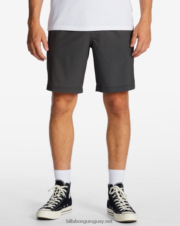 pantalones cortos técnicos surftrek trail con elástico hombres cuervo DR6844242 Billabong