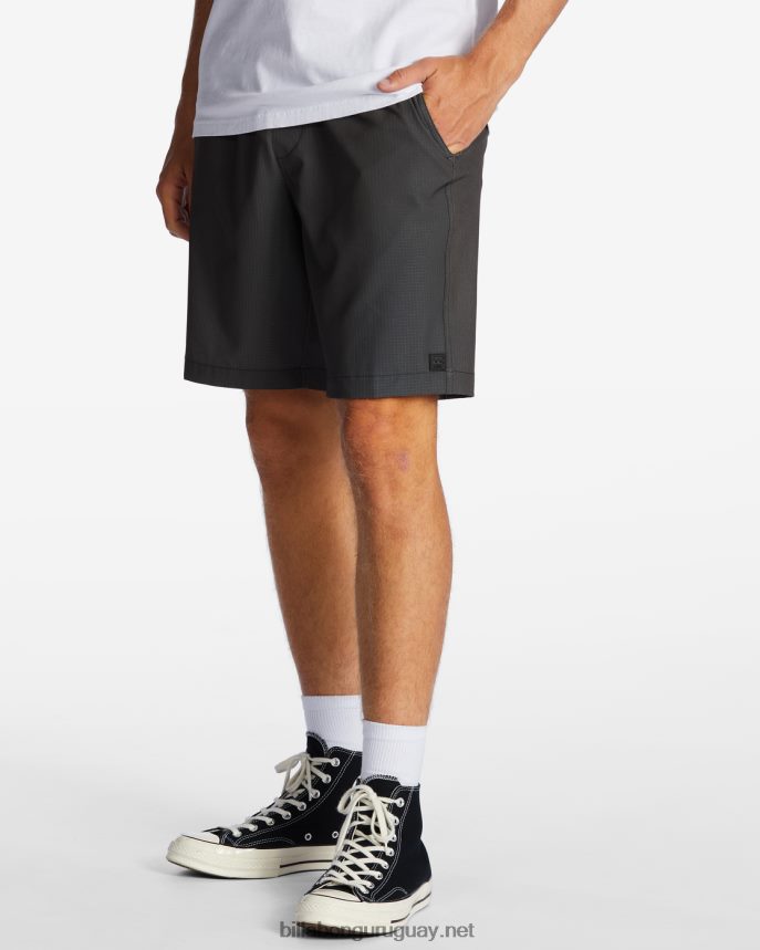 pantalones cortos técnicos surftrek trail con elástico hombres cuervo DR6844242 Billabong