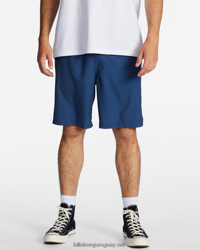 pantalones cortos técnicos surftrek trail con elástico hombres espacio azul DR6844233 Billabong