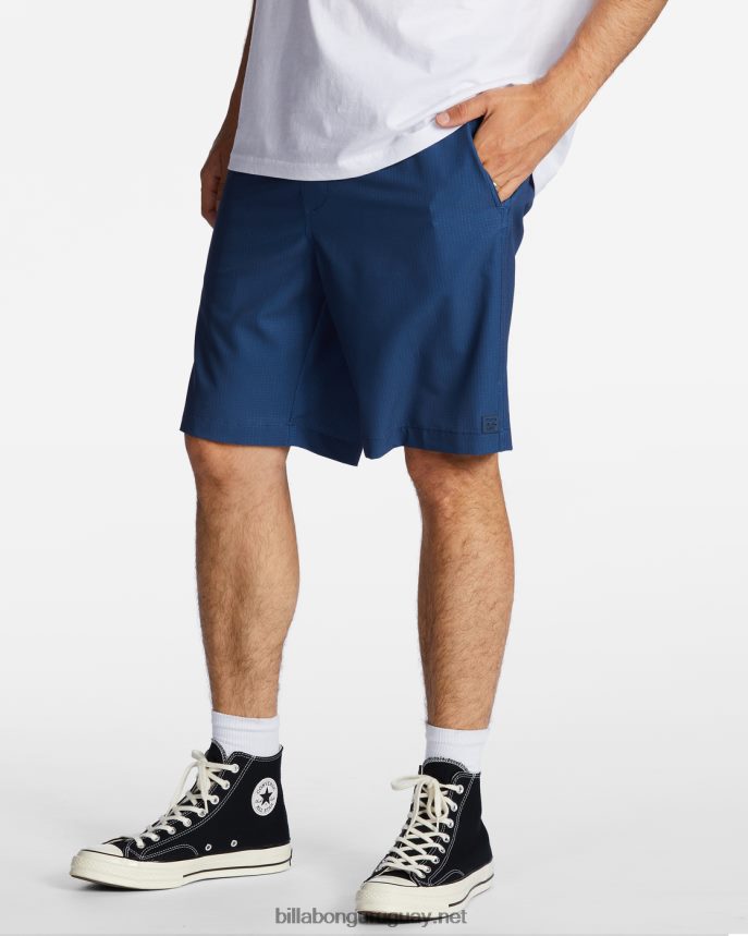 pantalones cortos técnicos surftrek trail con elástico hombres espacio azul DR6844233 Billabong