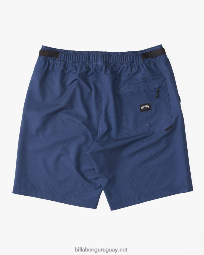 pantalones cortos técnicos surftrek trail con elástico hombres espacio azul DR6844233 Billabong