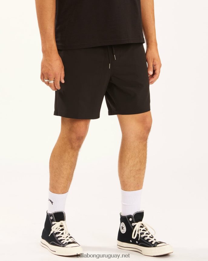 shorts a/div surftrek cintura elástica 17\'\' hombres negro DR6844231 Billabong