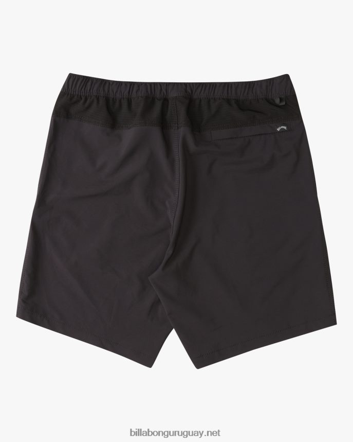 shorts a/div surftrek cintura elástica 17\'\' hombres negro DR6844231 Billabong