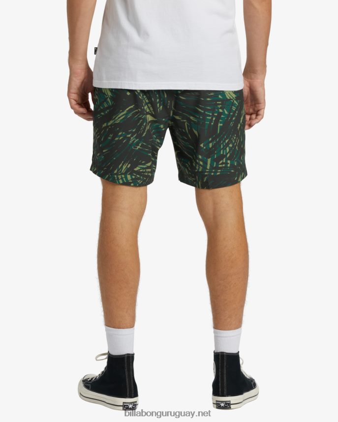 shorts a/div surftrek cintura elástica 17\'\' hombres selva DR6844379 Billabong