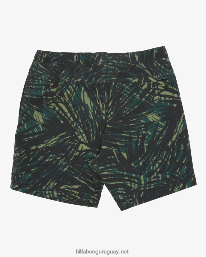 shorts a/div surftrek cintura elástica 17\'\' hombres selva DR6844379 Billabong