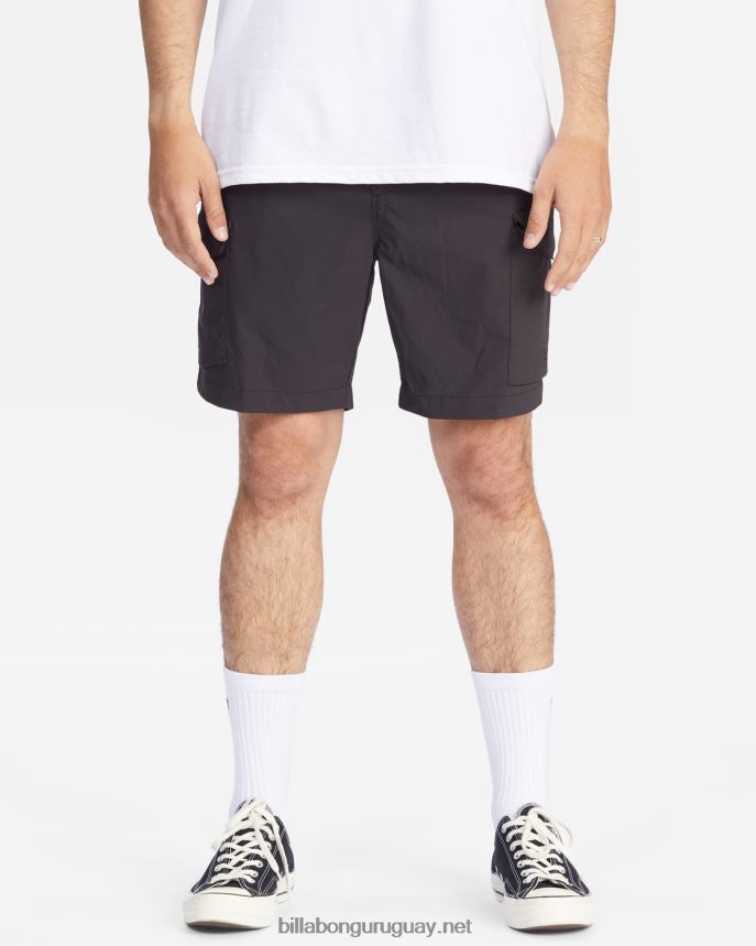 shorts cargo a/div surftrek 19'' hombres negro DR6844662 Billabong