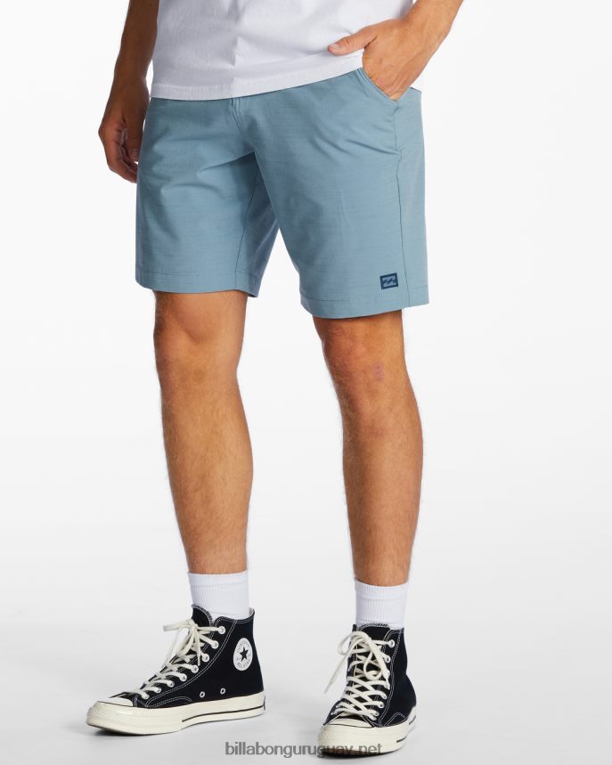 shorts crossfire slub sumergibles 19\'\' hombres azul lavado DR6844255 Billabong