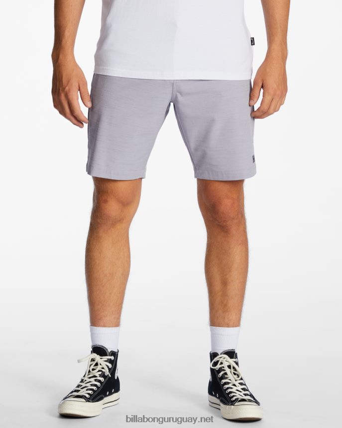 shorts crossfire slub sumergibles 19'' hombres gris violeta DR6844252 Billabong