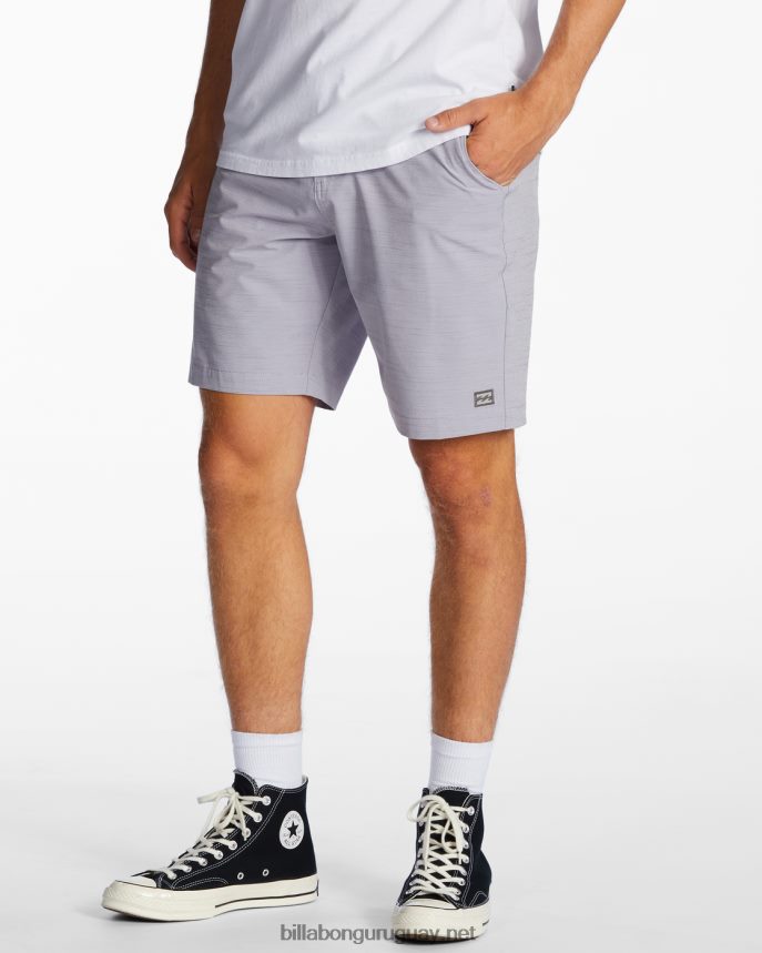 shorts crossfire slub sumergibles 19\'\' hombres gris violeta DR6844252 Billabong
