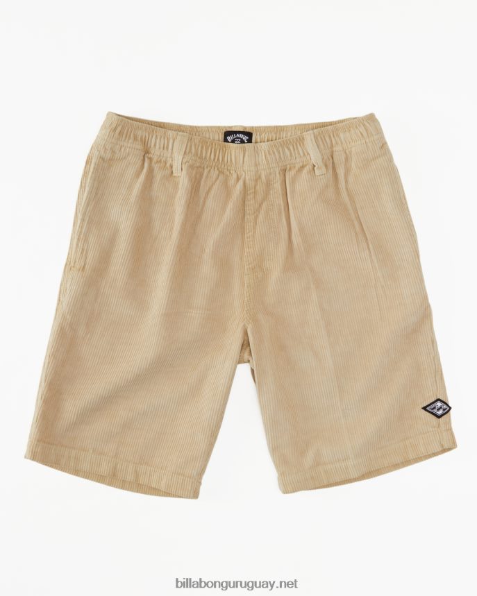 shorts de pana larry 20\'\' hombres chino DR6844586 Billabong