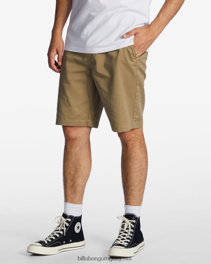 shorts de trabajo carter de 21\'\' hombres caqui DR6844390 Billabong