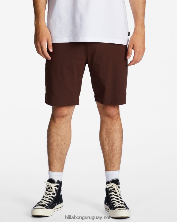 shorts de viaje a/div surftrek 20'' hombres cacao DR6844462 Billabong