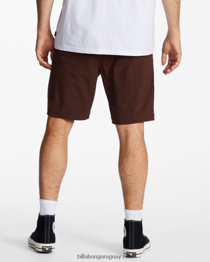 shorts de viaje a/div surftrek 20\'\' hombres cacao DR6844462 Billabong