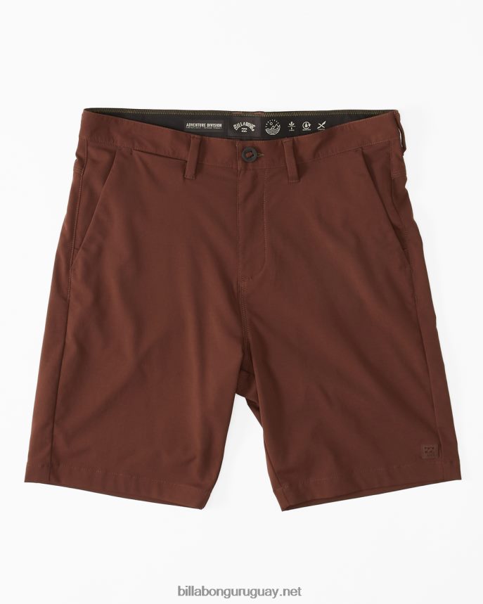 shorts de viaje a/div surftrek 20\'\' hombres cacao DR6844462 Billabong