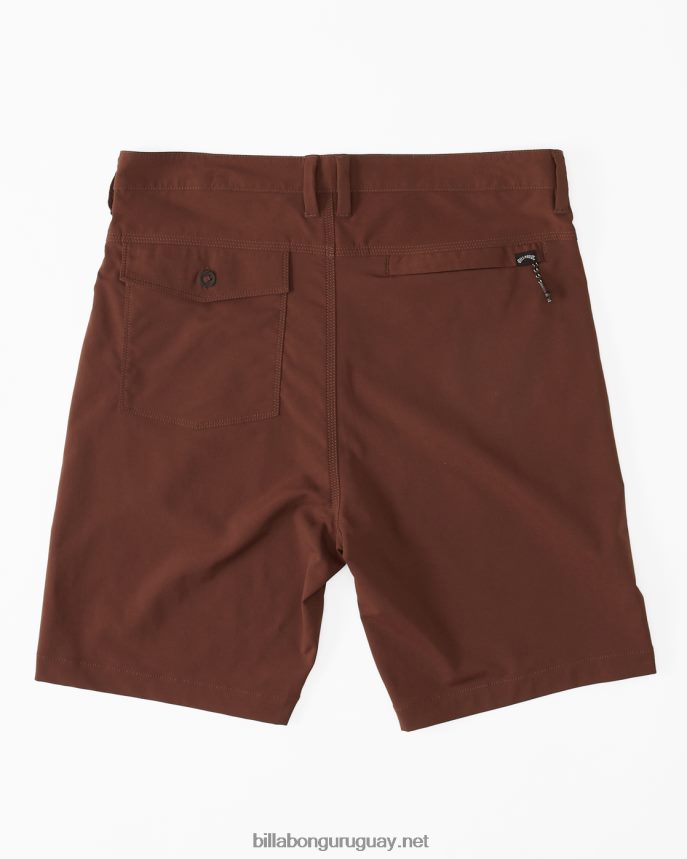 shorts de viaje a/div surftrek 20\'\' hombres cacao DR6844462 Billabong