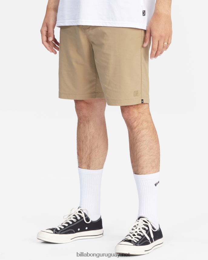 shorts de viaje a/div surftrek 20\'\' hombres grava DR6844234 Billabong
