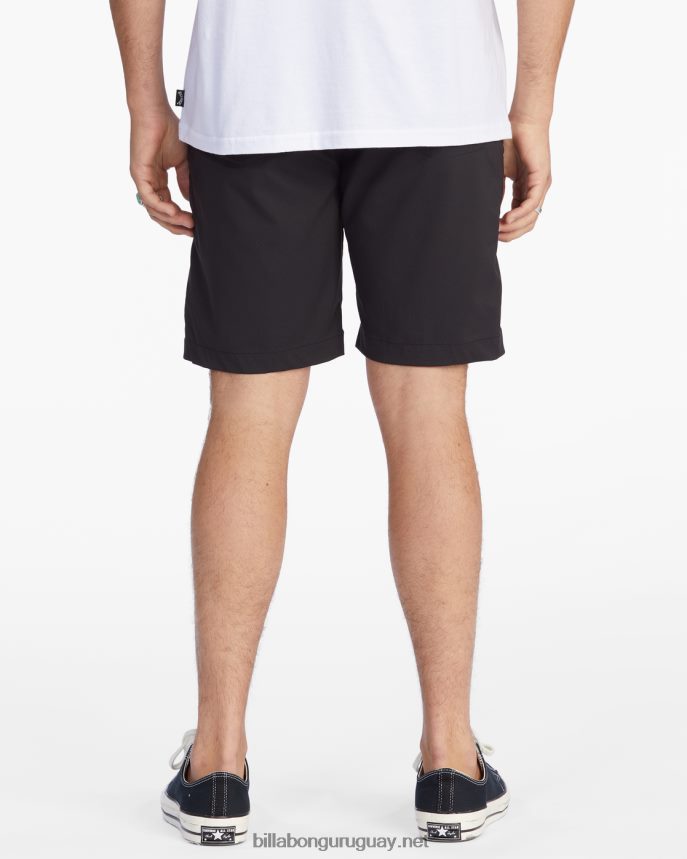 shorts de viaje a/div surftrek 20\'\' hombres negro DR6844227 Billabong
