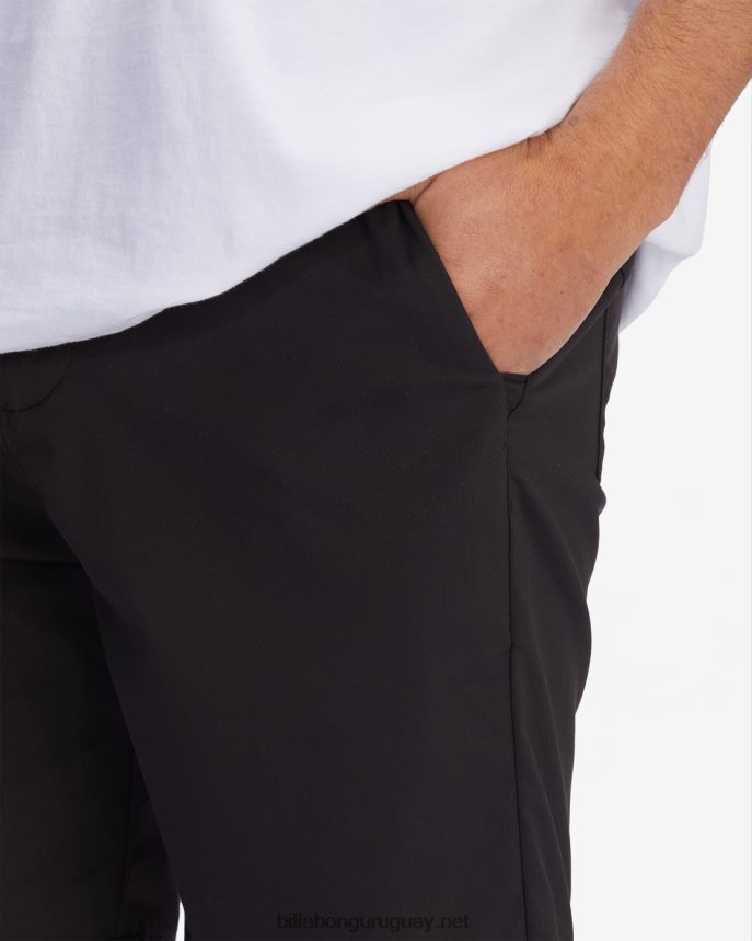 shorts de viaje a/div surftrek 20\'\' hombres negro DR6844227 Billabong