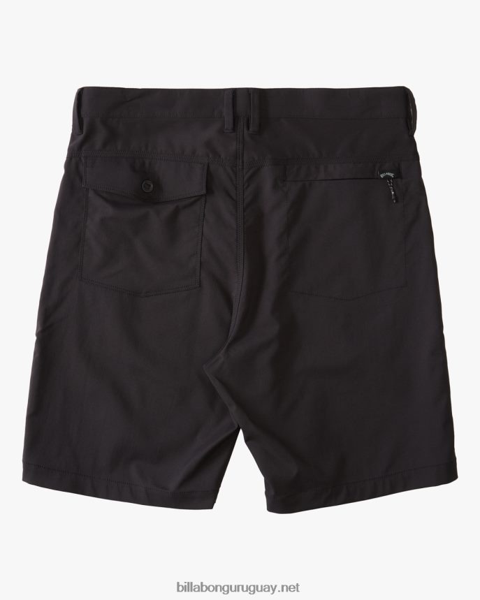 shorts de viaje a/div surftrek 20\'\' hombres negro DR6844227 Billabong
