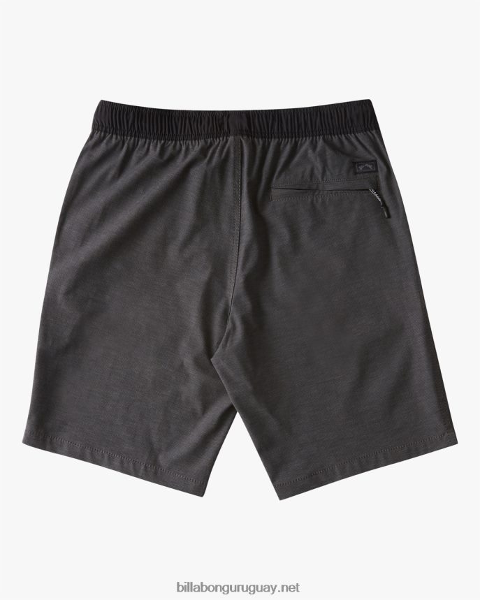 shorts sumergibles con cintura elástica crossfire 18\'\' hombres asfalto DR6844278 Billabong
