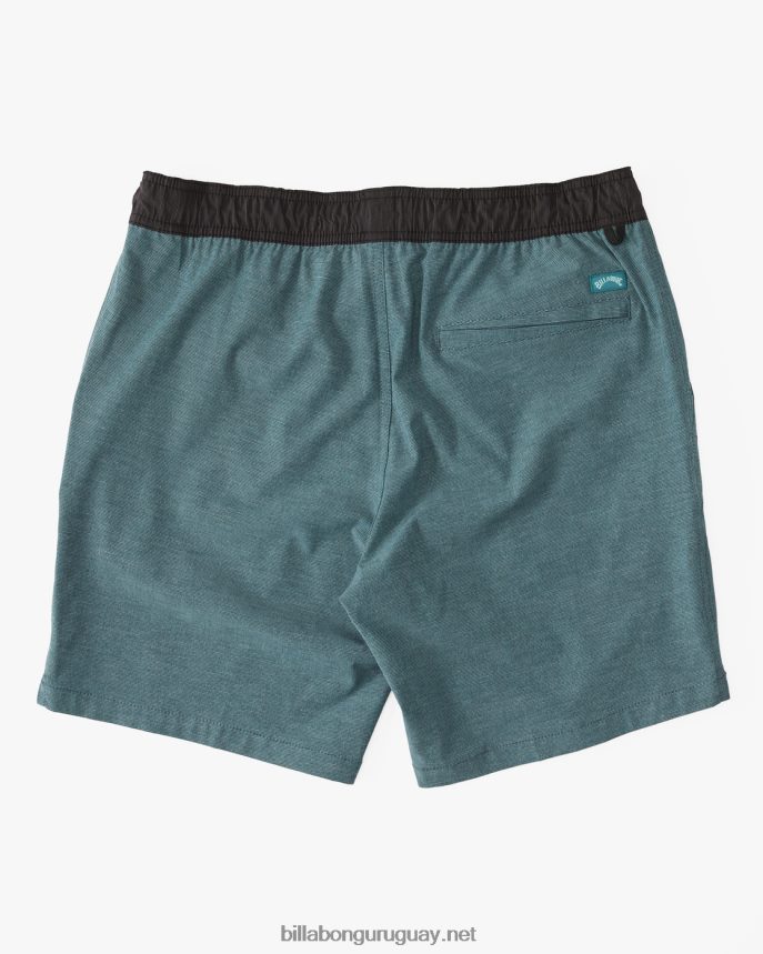 shorts sumergibles con cintura elástica crossfire 18\'\' hombres cian DR6844596 Billabong