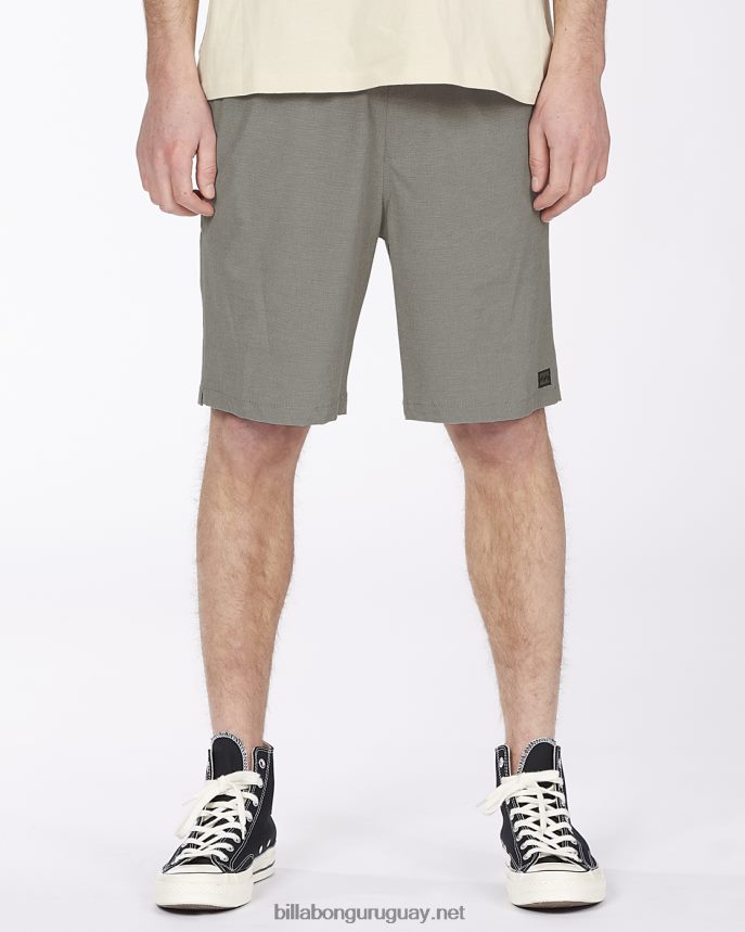 shorts sumergibles con cintura elástica crossfire 18'' hombres gris DR6844267 Billabong
