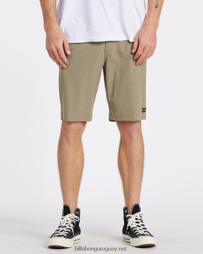 shorts sumergibles crossfire mid 19\'\' hombres caqui DR6844273 Billabong