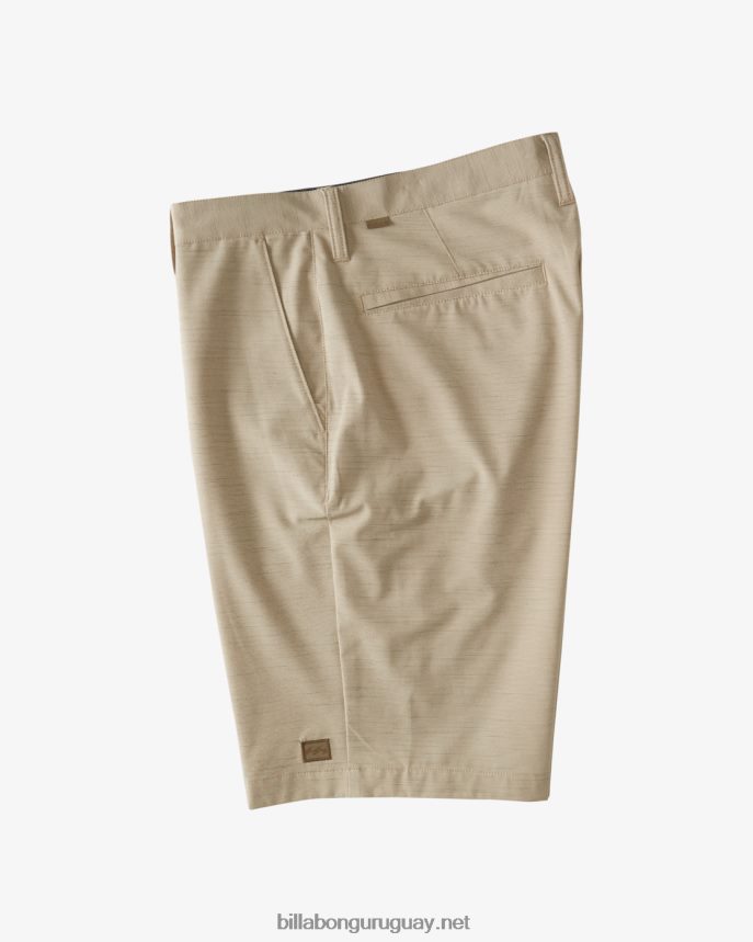 shorts sumergibles crossfire slub 21\'\' hombres caqui claro DR6844247 Billabong