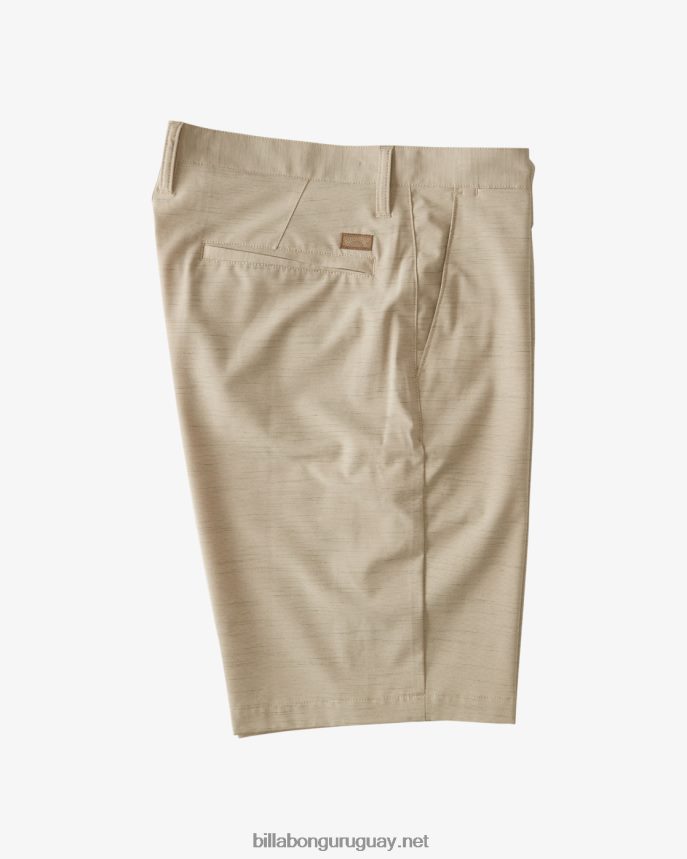 shorts sumergibles crossfire slub 21\'\' hombres caqui claro DR6844247 Billabong