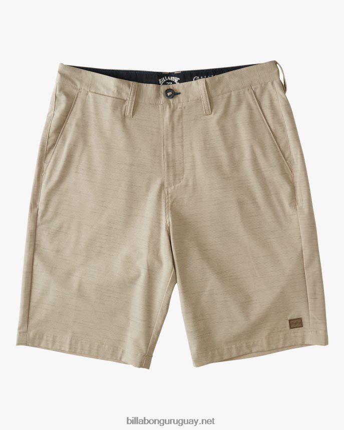 shorts sumergibles crossfire slub 21\'\' hombres caqui claro DR6844247 Billabong