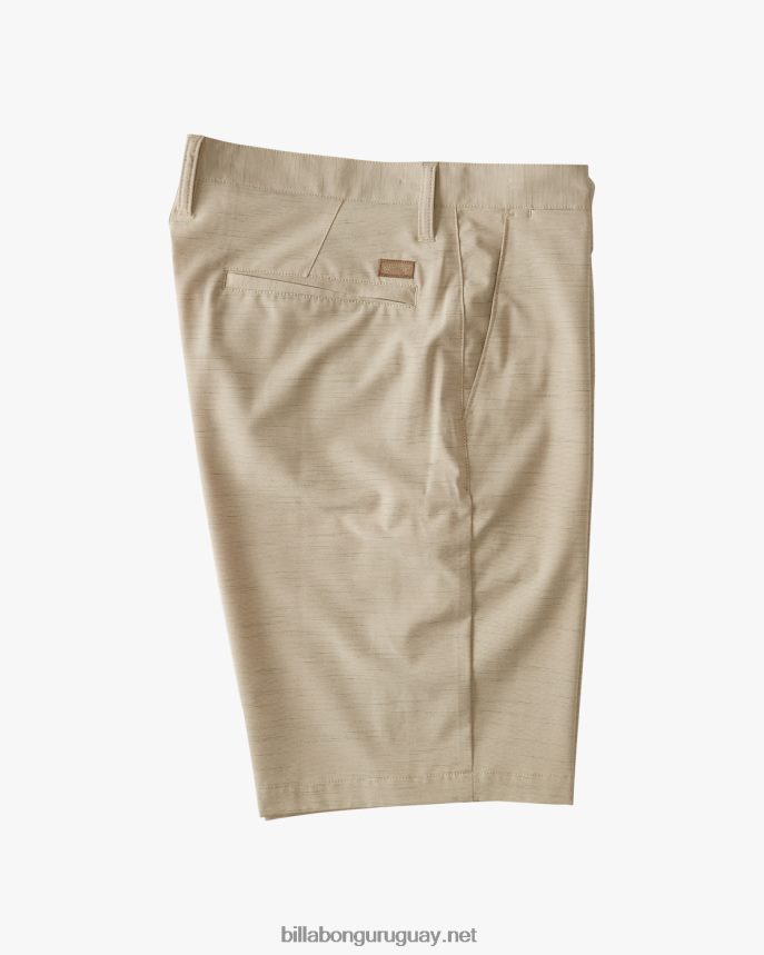shorts sumergibles crossfire slub 21\'\' hombres caqui claro DR6844247 Billabong