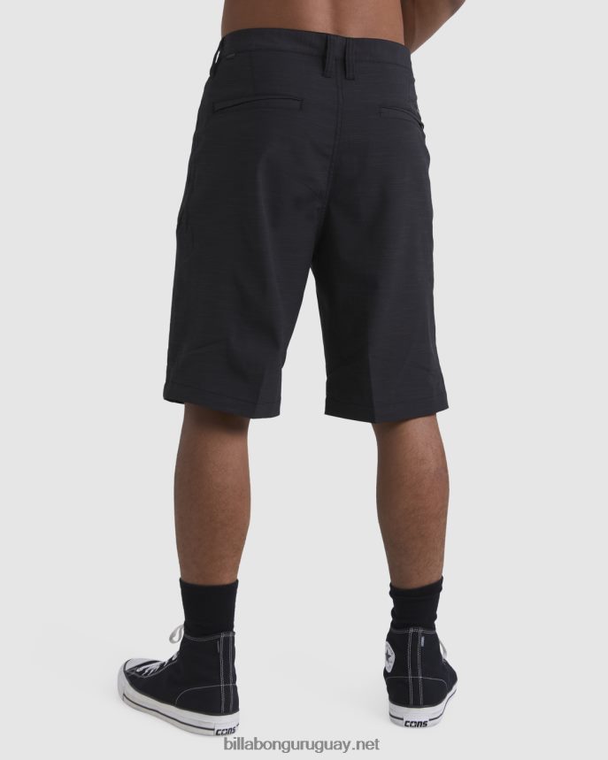 shorts sumergibles crossfire slub 21\'\' hombres negro DR6844249 Billabong