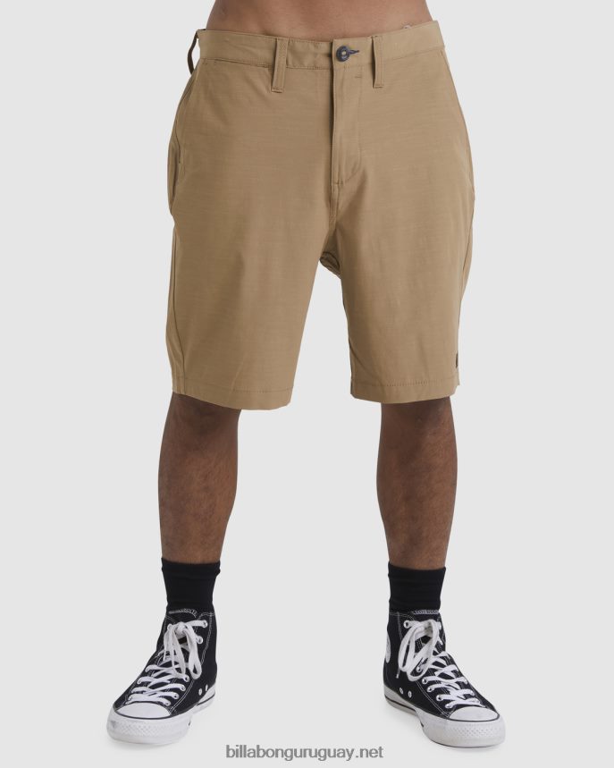 shorts sumergibles crossfire solid 20'' hombres grava DR6844281 Billabong