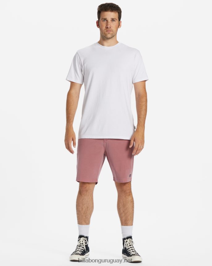 shorts sumergibles híbridos de 18\'\' lavados con olas crossfire hombres coral DR6844448 Billabong