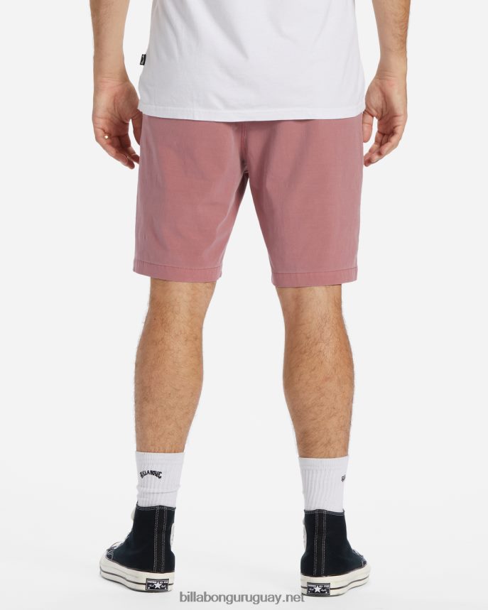 shorts sumergibles híbridos de 18\'\' lavados con olas crossfire hombres coral DR6844448 Billabong