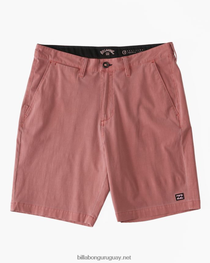 shorts sumergibles híbridos de 18\'\' lavados con olas crossfire hombres coral DR6844448 Billabong