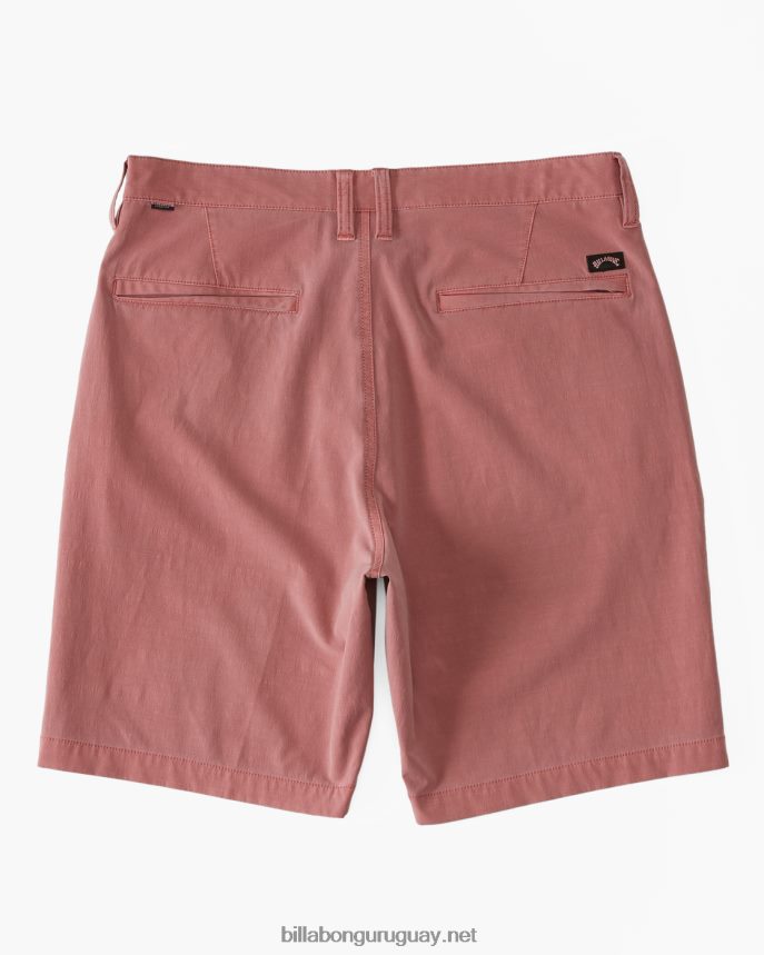 shorts sumergibles híbridos de 18\'\' lavados con olas crossfire hombres coral DR6844448 Billabong