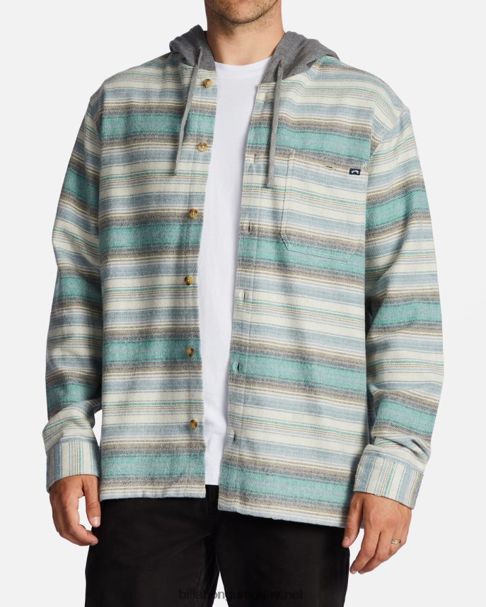 camisa de franela con capucha baja hombres piedra DR6844533 Billabong