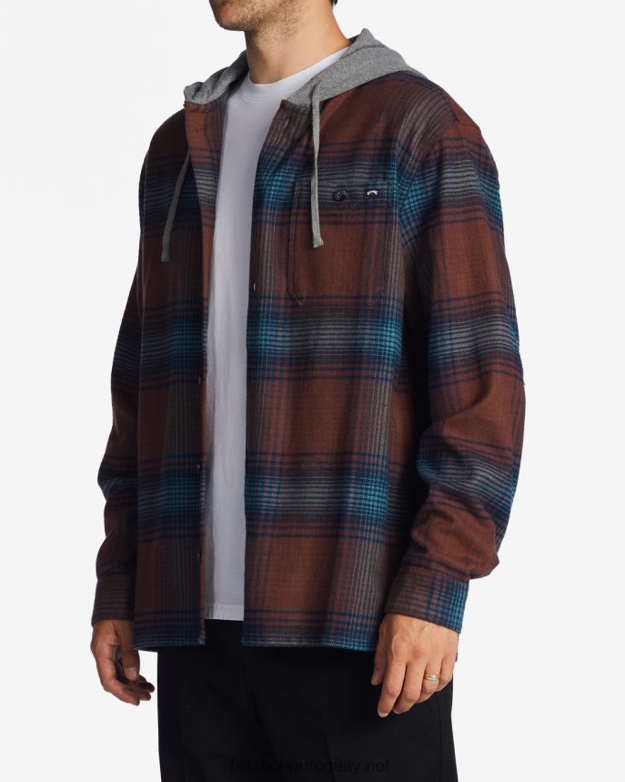 camisa de franela con capucha baja hombres puerto DR6844618 Billabong