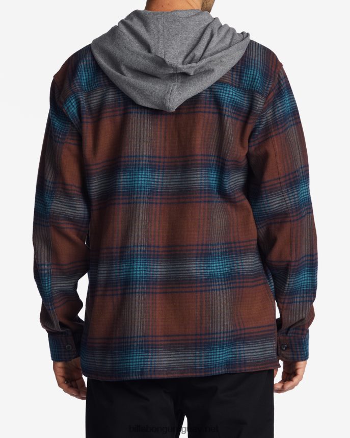 camisa de franela con capucha baja hombres puerto DR6844618 Billabong