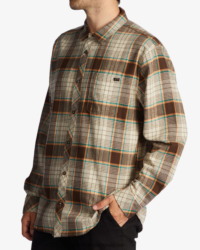 camisa de franela de la costa hombres chino DR6844628 Billabong