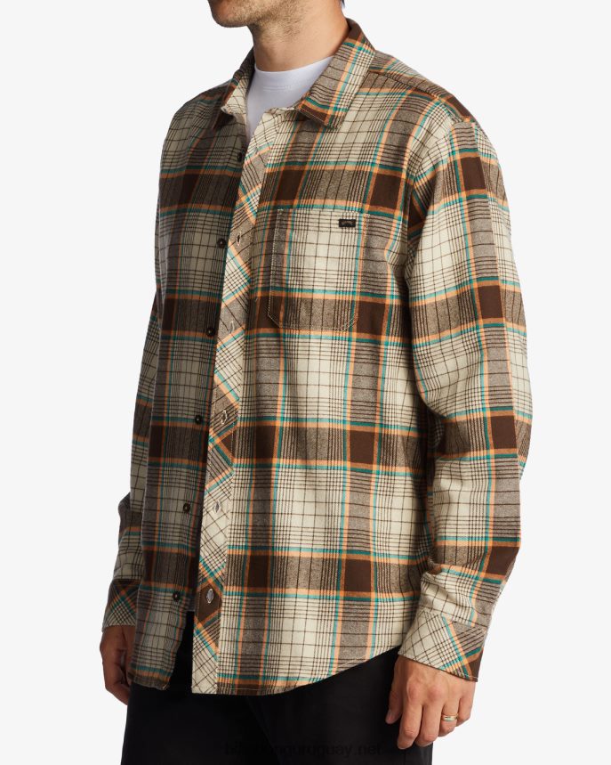 camisa de franela de la costa hombres chino DR6844628 Billabong