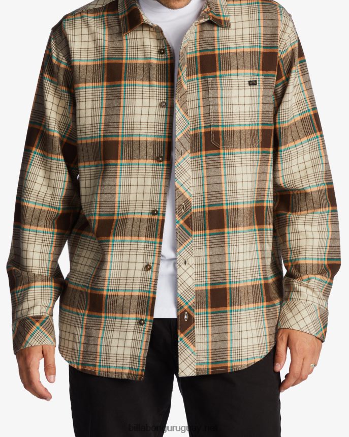 camisa de franela de la costa hombres chino DR6844628 Billabong