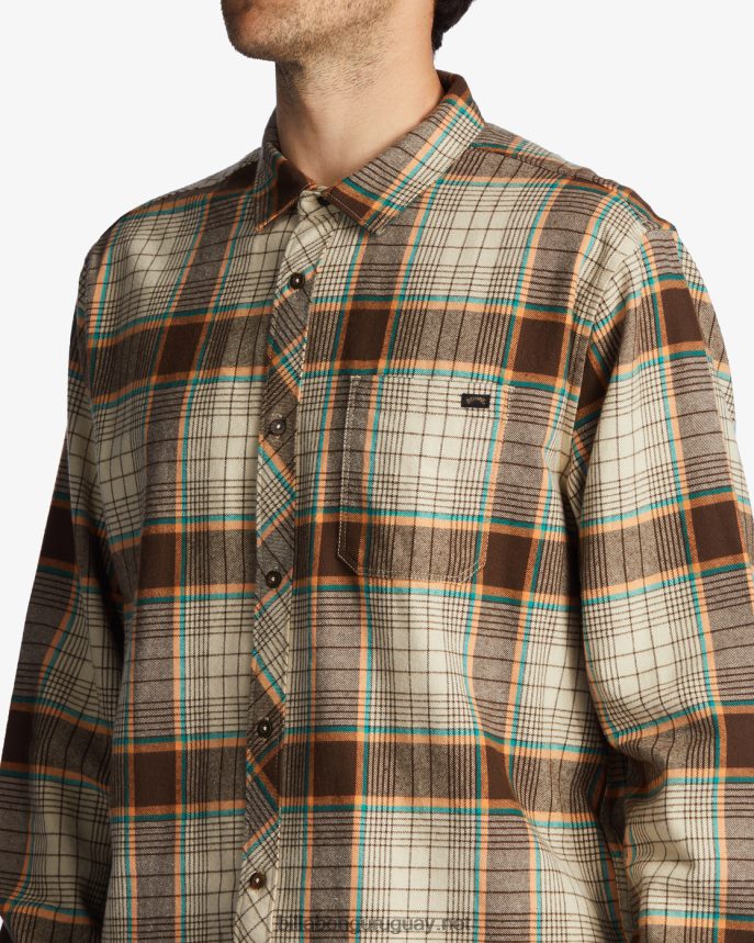 camisa de franela de la costa hombres chino DR6844628 Billabong