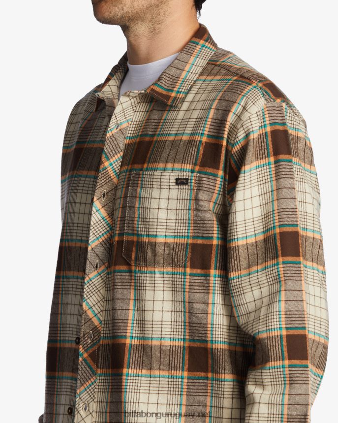 camisa de franela de la costa hombres chino DR6844628 Billabong