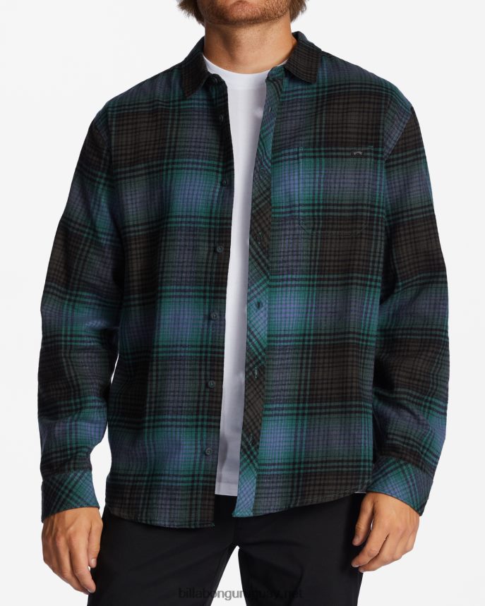 camisa de franela de la costa hombres cuervo DR6844593 Billabong