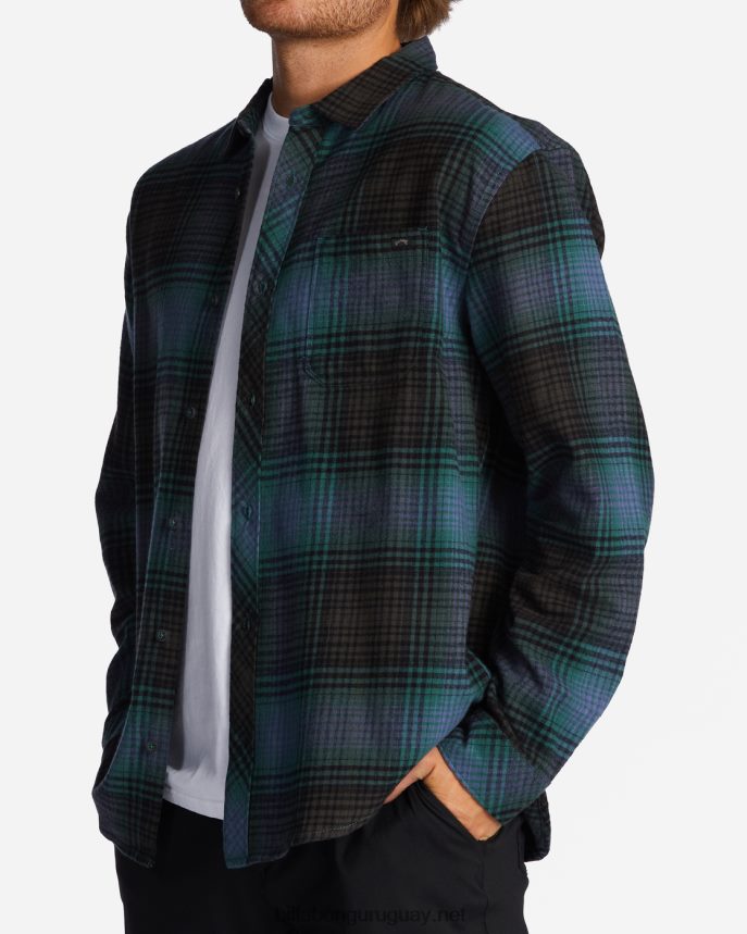 camisa de franela de la costa hombres cuervo DR6844593 Billabong