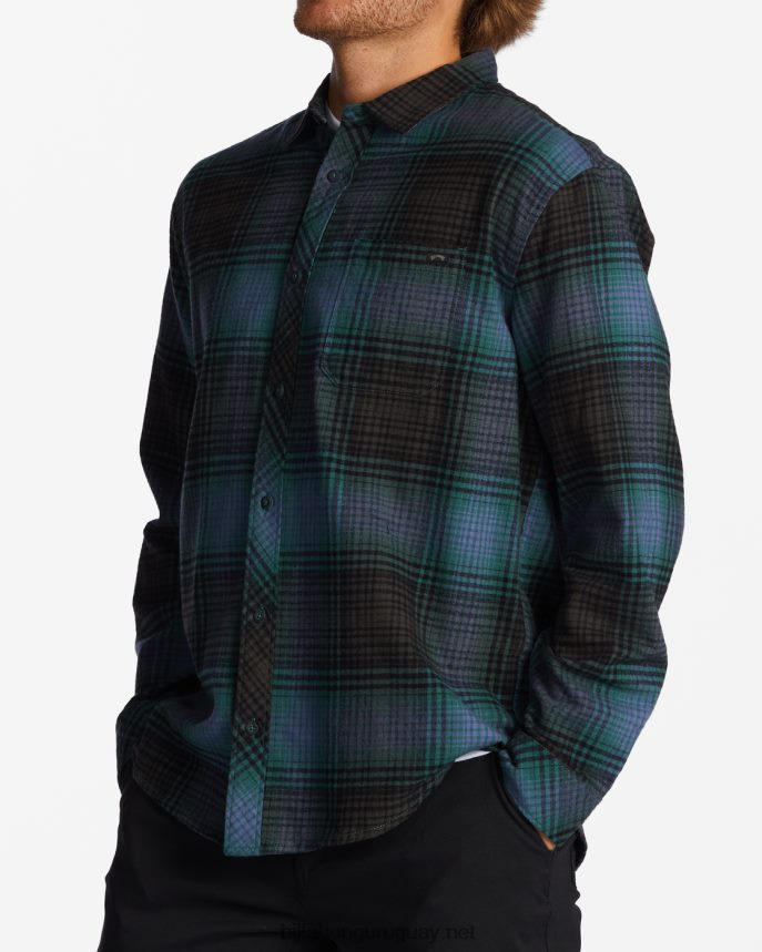 camisa de franela de la costa hombres cuervo DR6844593 Billabong