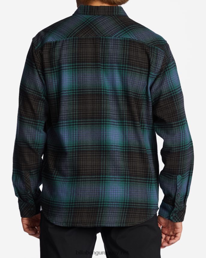 camisa de franela de la costa hombres cuervo DR6844593 Billabong